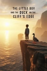 Poster for The Little Boy and the Duck on the Cliff's Edge 