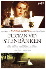 Flickan vid stenbänken poster
