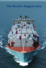 Maersk - Building the world’s largest ship poster