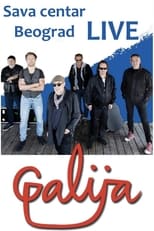 Poster for Galija - Concert at Sava Center, Belgrade 2011 