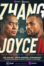Poster for Zhilei Zhang vs. Joe Joyce II 