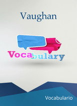 Vocabulary (Vaughan) poster