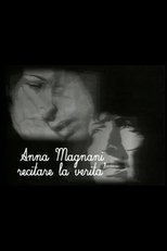 Poster for Anna Magnani - Recitare la verità