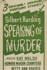 Poster for Gilbert Harding Speaking of Murder 