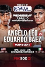 Poster for Angelo Leo vs. Eduardo Baez 