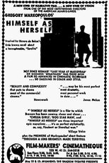 Poster for Himself as Herself