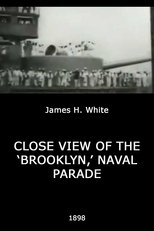 Close View of the 'Brooklyn,' Naval Parade (1898)