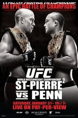 UFC 94: St-Pierre vs. Penn 2 main poster