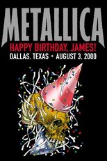 Poster for Metallica: Live in Dallas, Texas - August 3, 2000