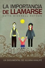 Poster for La importancia de llamarse Satya Bicknell Rothon