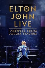 Poster for Elton John Live: Farewell from Dodger Stadium 