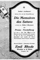 Poster for Die Memoiren des Satans. 1. Teil - Doktor Mors 