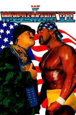 Poster for WWE Superstars & Stripes Forever: The March to WrestleMania VII