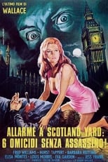 Poster di Allarme a Scotland Yard: 6 omicidi senza assassino