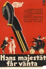 Poster for His Majesty must wait