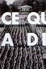 Ce qu'il a dit, ce qu'il a fait poster