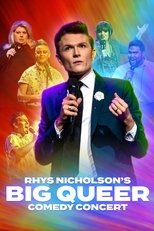 Poster for Rhys Nicholson's Big Queer Comedy Concert