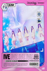IVE: Live at Lollapalooza Paris 2025 poster