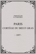 Paris, cortège du bœuf gras (char du prince du carnaval) main poster