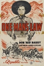 Poster for One Man's Law