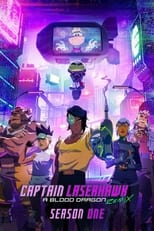 Poster for Captain Laserhawk: A Blood Dragon Remix Season 1