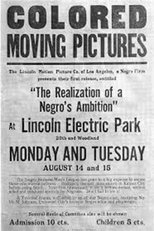 Poster for The Realization of a Negro's Ambition