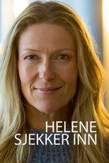 Helene sjekker inn poster