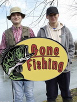 GONE fishing poster