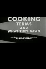 Poster for Cooking: Terms and What They Mean 