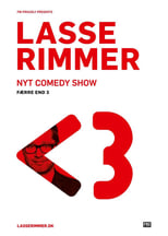 Poster for Lasse Rimmer - Færre end 3 