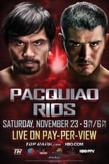 Poster for Manny Pacquiao vs. Brandon Ríos