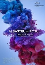 Poster di Albastru si rosu, in proportii egale