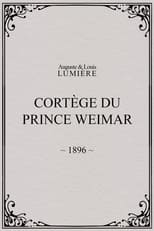 Poster for Cortège du prince Weimar