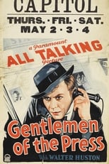 Poster for Gentlemen of the Press 