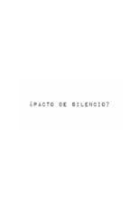 Poster for ¿Pacto de silencio?