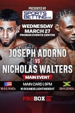 Poster for Joseph Adorno vs. Nicholas Walters 