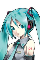 Hatsune Miku as 主唱（Vocal） in Hatsune Miku: Magical Mirai 2016