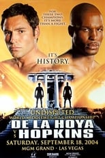 Poster for Bernard Hopkins vs. Oscar De La Hoya