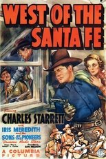 Poster for West of the Santa Fe