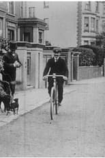 Cyclistes et cavaliers arrivant au cottage (1896)