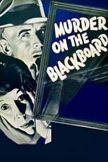 Poster for Murder on the Blackboard 