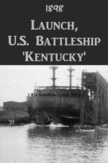 Launch, U.S. Battleship 'Kentucky' poster
