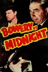 Poster for Bowery at Midnight