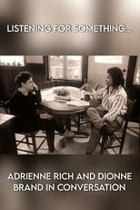 Poster for Listening for Something... Adrienne Rich and Dionne Brand in Conversation 