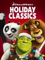Poster for DreamWorks Holiday Classics (Merry Madagascar / Shrek the Halls / Gift of the Night Fury / Kung Fu Panda Holiday)