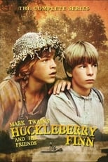 Plakat av Huckleberry Finn og hans venner