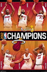 The 2012 NBA Finals poster