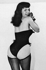 Bettie Page In Red Lingerie poster