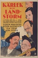 Poster for Kärlek och landstorm