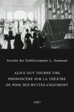 Poster for Alice Guy Films a 'Phonoscène' in the Studio at Buttes-Chaumont, Paris